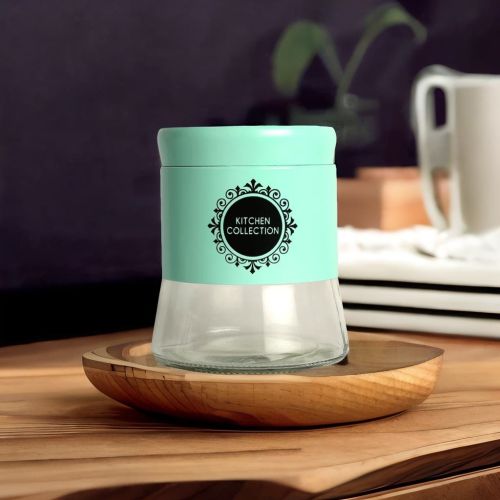 Multipurpose Airtight Glass Jar For Kitchen Storage-750 ml (multicolour)