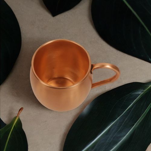 Copper Water Mug Plain Design- 520 ml