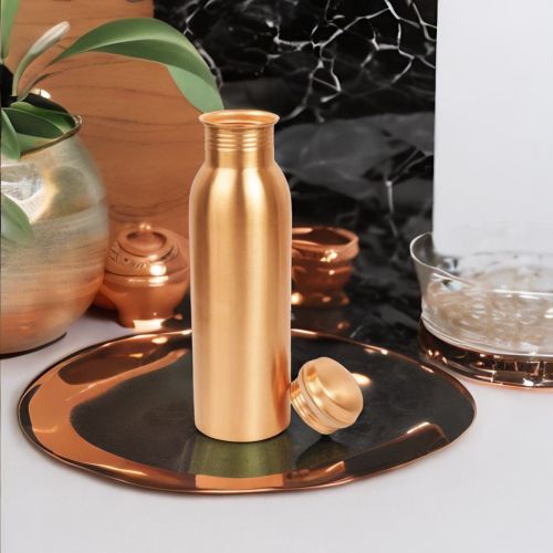 Copper water Bottle|Plain Design- 750ml