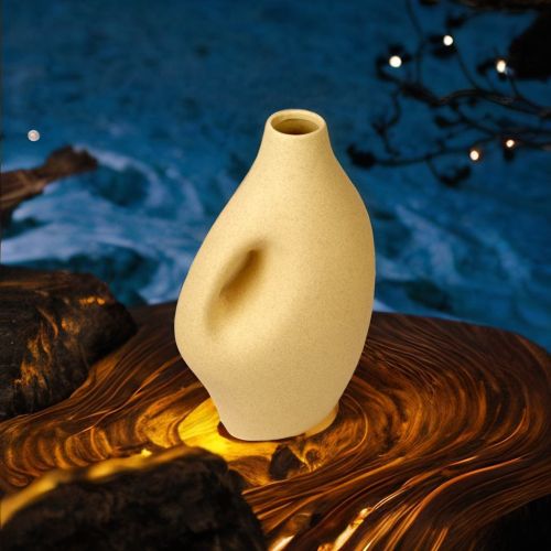 Super99 Ceramic Designer Flower Vase for Artificial /Real Flowers Home Decoration |  Matt finish|Flower Vase for Living Room Decor Corner |Ceramic Flower Vases | Weight - 620gm Size- 13.5 cm X 23.5 cm