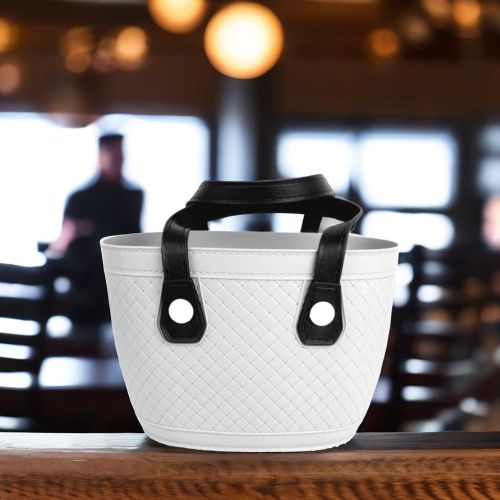 Super 99 Plastic Hand Basket Shopping Bag | Picnic Basket Storage Bag Organizers (multicolour)- Size: 20cmX29.5cm