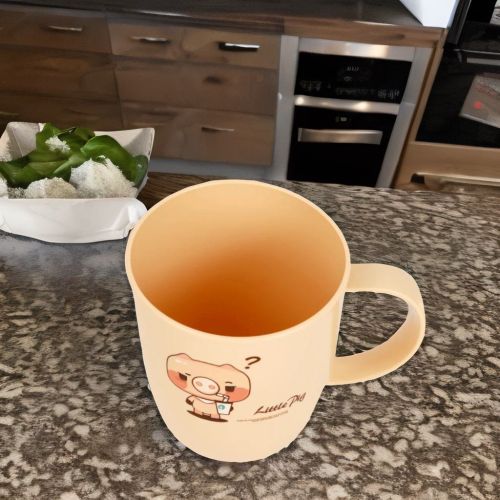 SUPER 99 Tea ,Coffee,Milk Mug -450 ML - Peach - Size: 9.5cm X 9cm
