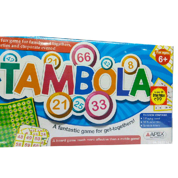 Super 99 Tambola Board Game|Game Set for Full Family Entertainment